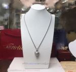 AAA Panthere De Cartier Necklace Replica - Silver Diamond